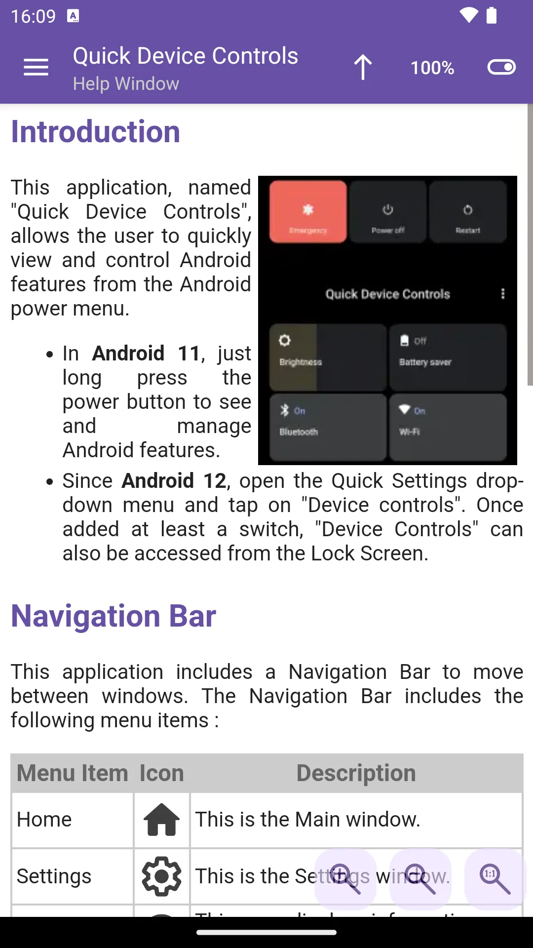 Quick Device Controls | Indus Appstore | Screenshot