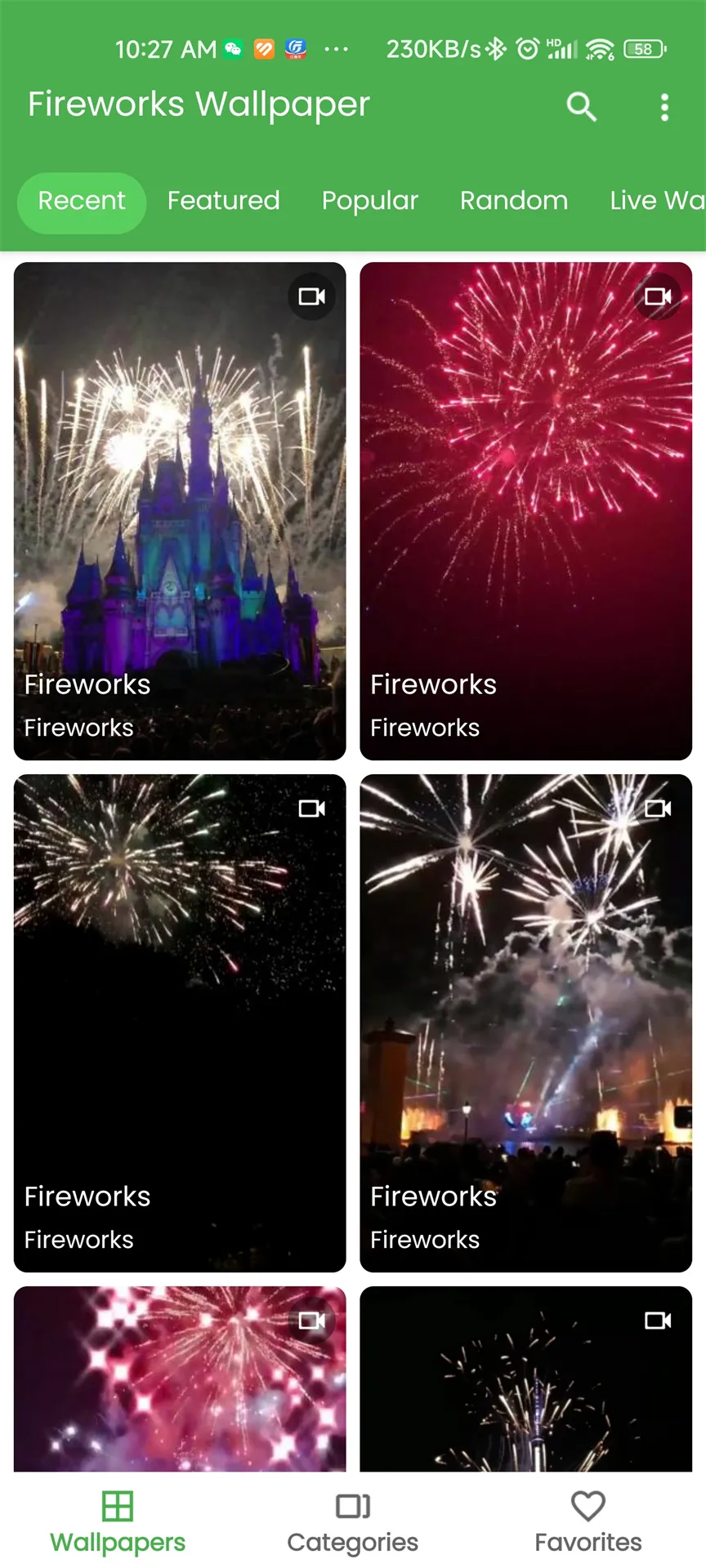 NewYear Fireworks Wallpaper | Indus Appstore | Screenshot