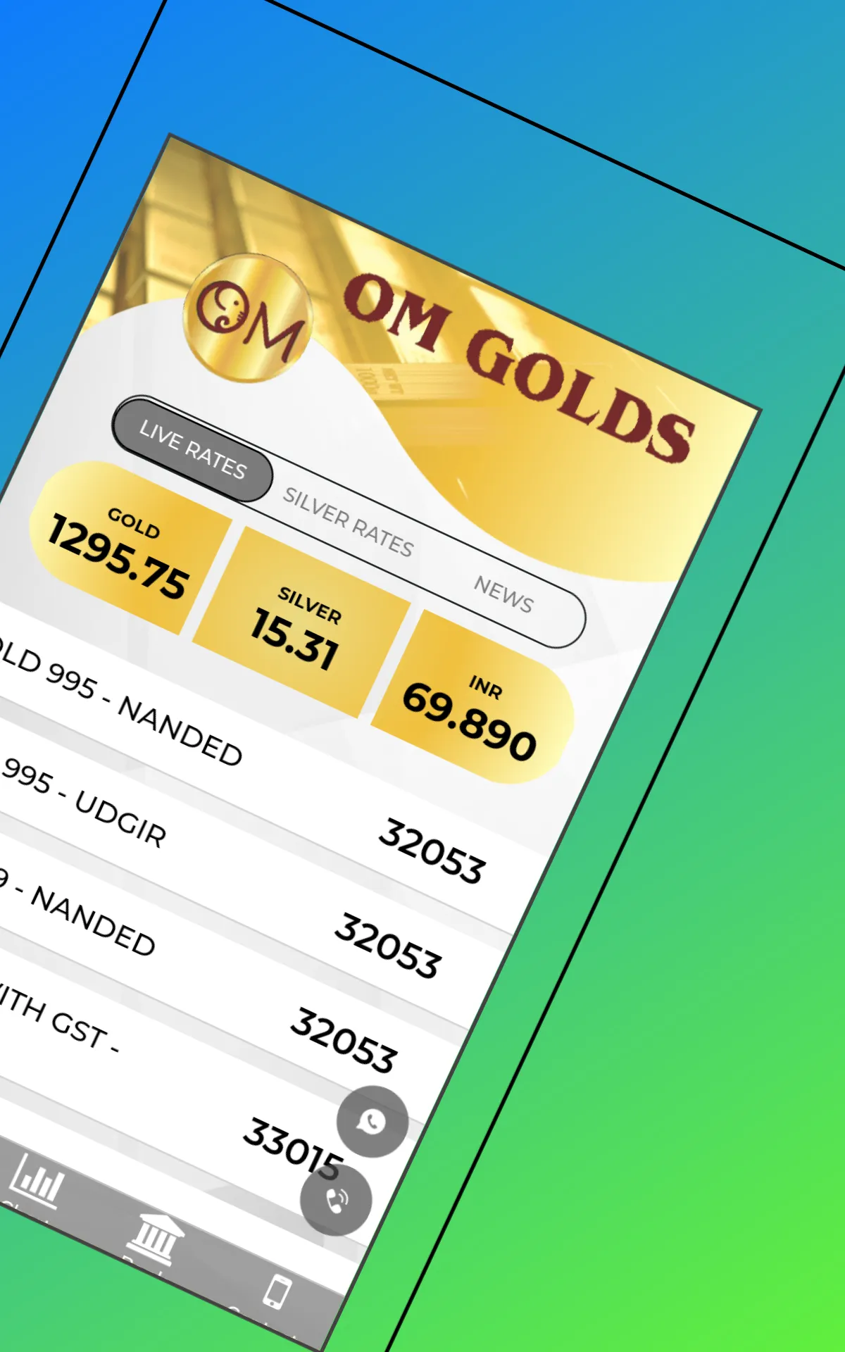 OM GOLDS - Nanded | Indus Appstore | Screenshot