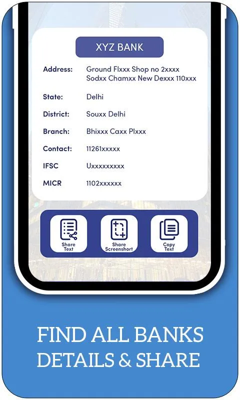 All IFSC/MICR Code Finder | Indus Appstore | Screenshot