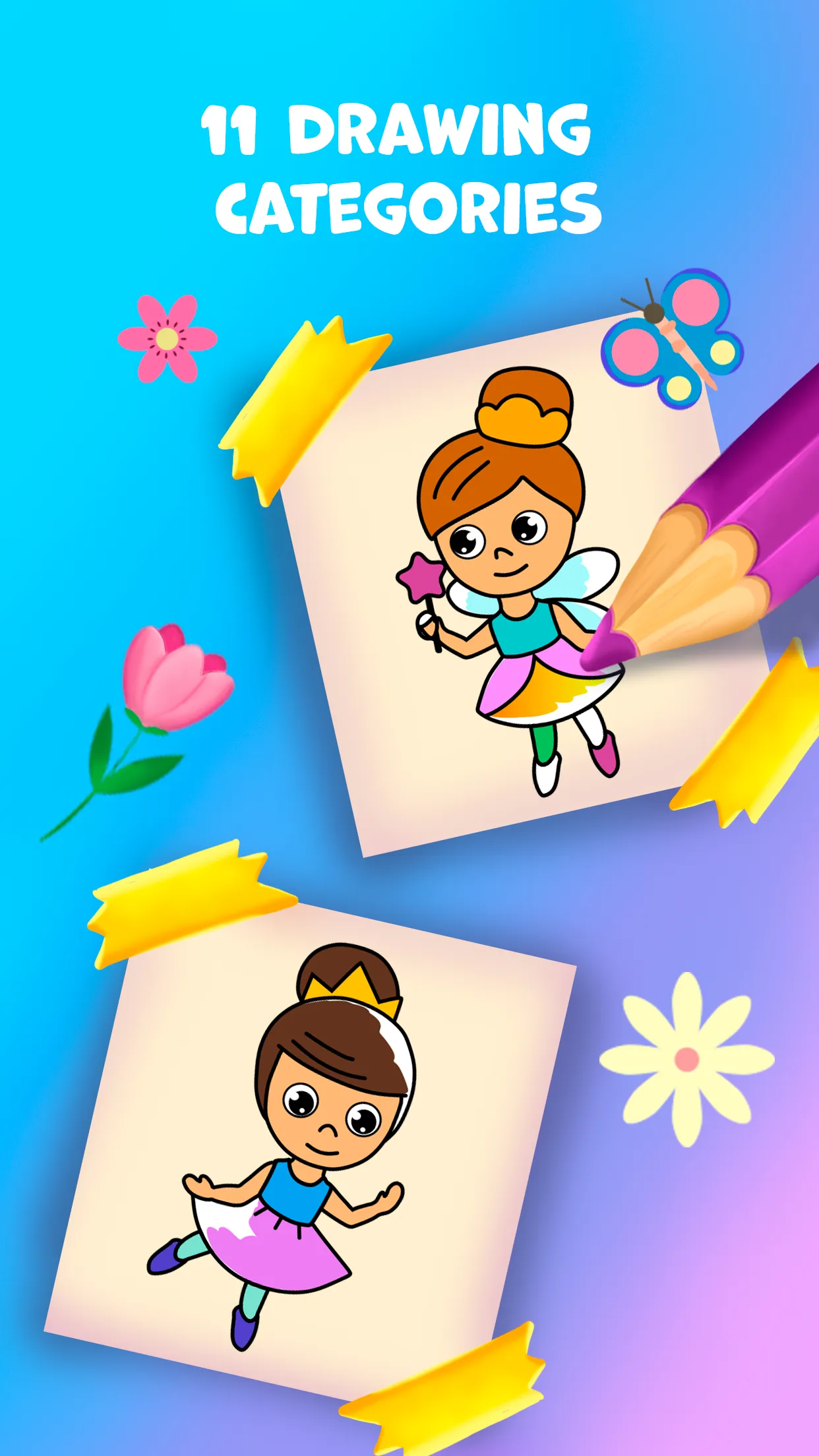 Baby coloring book for kids 2+ | Indus Appstore | Screenshot