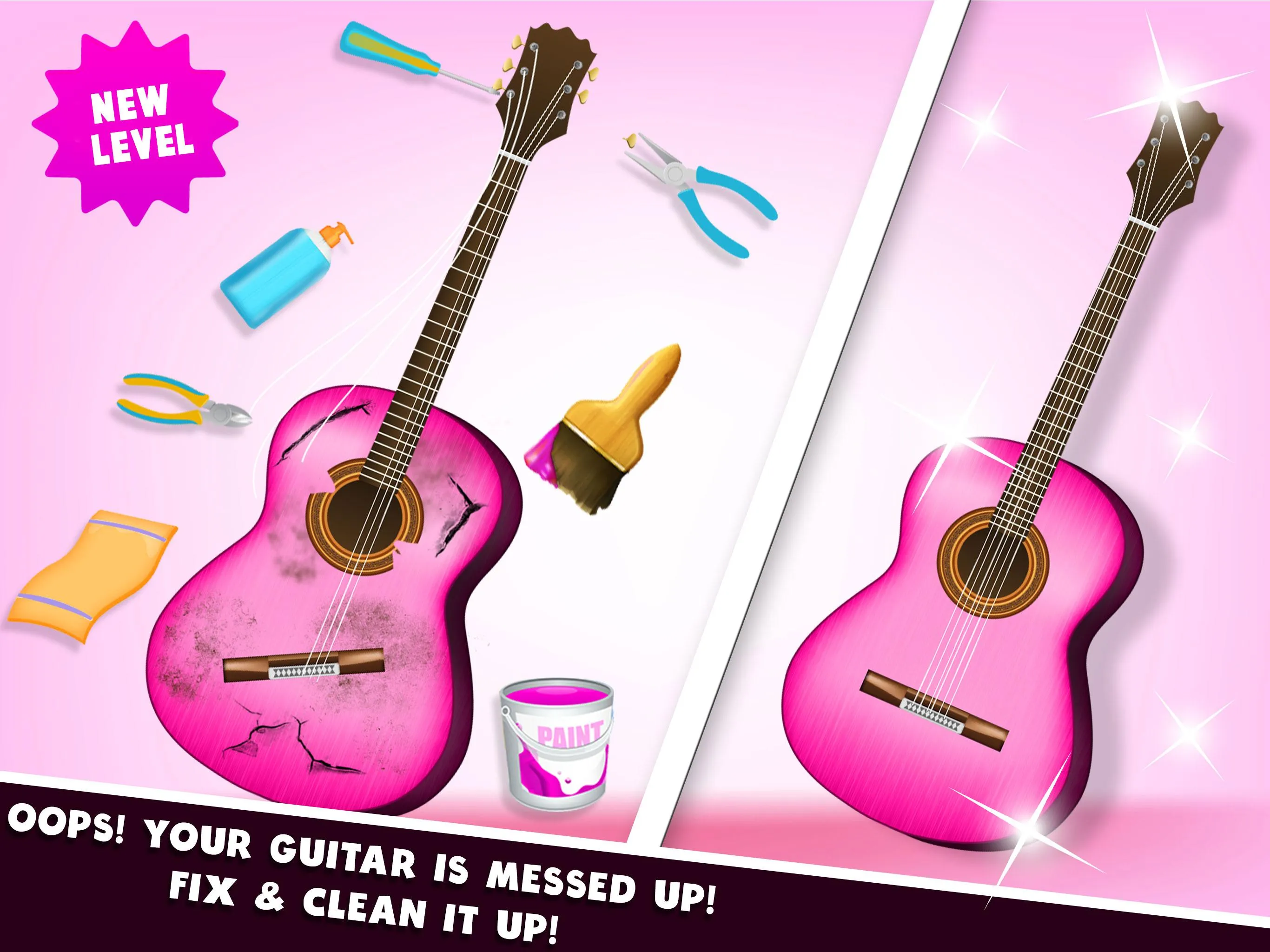 Girls Princess Guitar & Piano | Indus Appstore | Screenshot