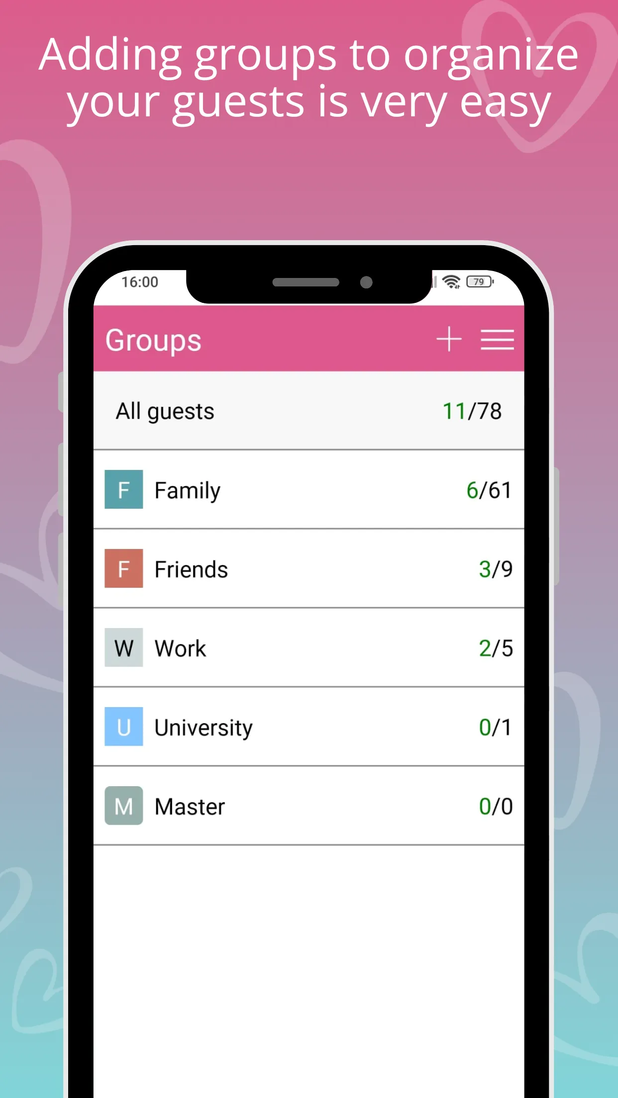 Wedding Guest List. WedGuest | Indus Appstore | Screenshot