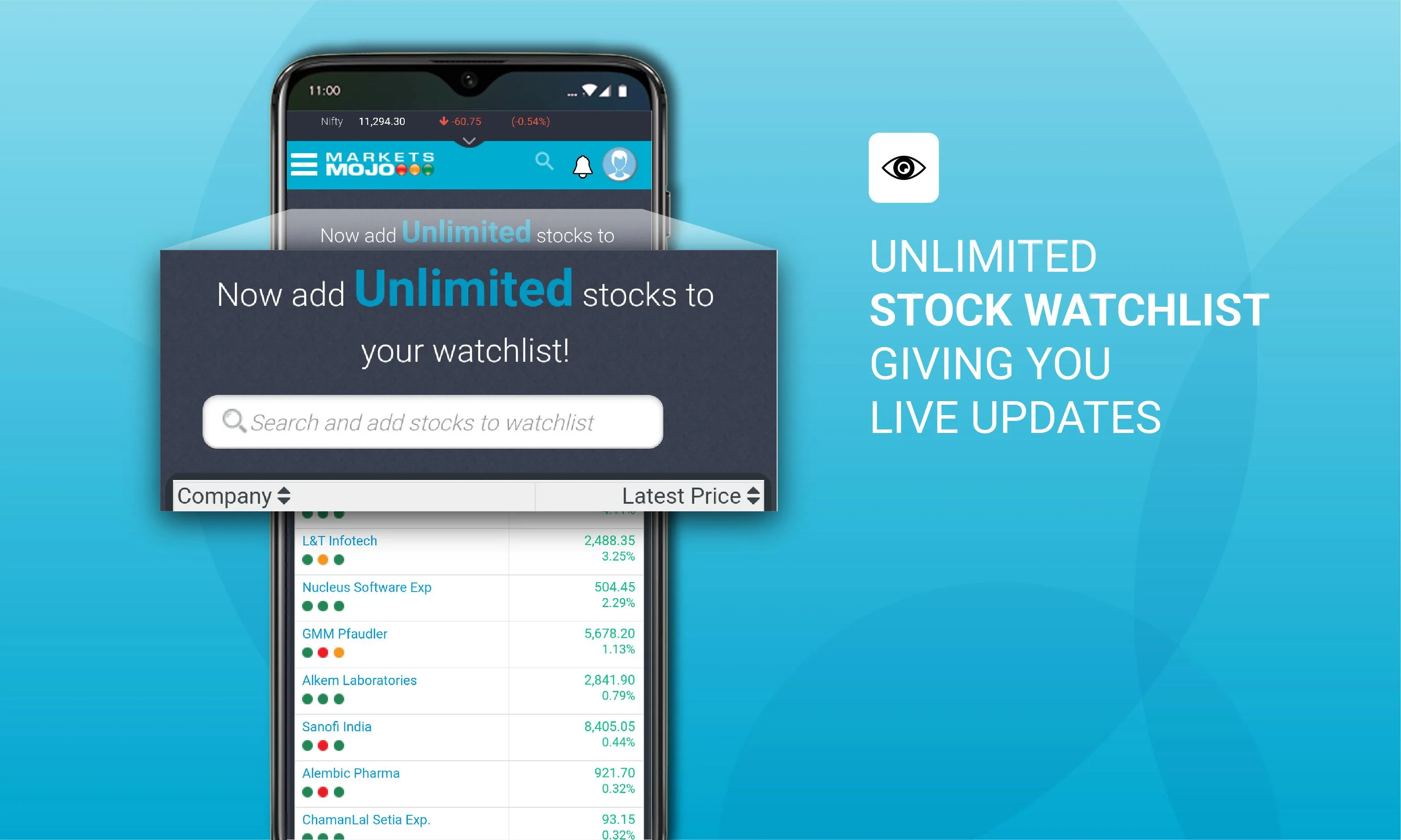 MarketsMojo: Live Stocks & Sha | Indus Appstore | Screenshot