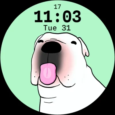 Dog licking the screen LX111 | Indus Appstore | Screenshot