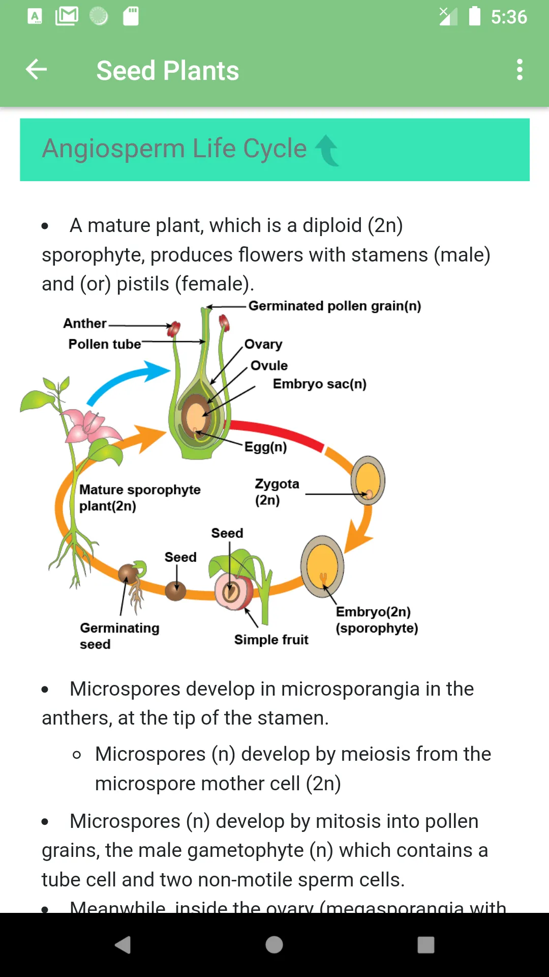 Botany MCQs Test Preparation | Indus Appstore | Screenshot