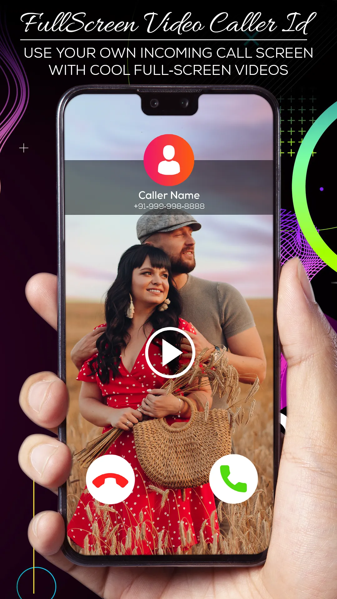 Full Screen Video Caller ID | Indus Appstore | Screenshot