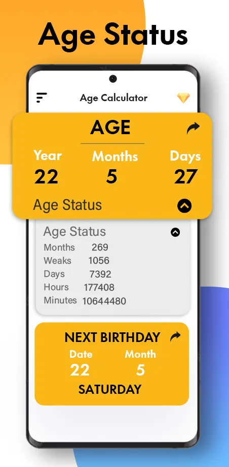 Age Calculator - Date of Birth | Indus Appstore | Screenshot
