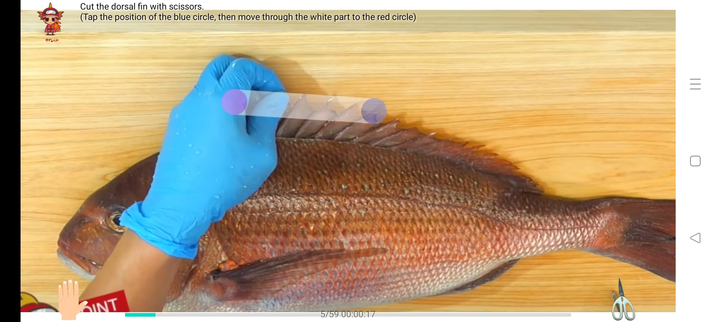 Fillet the red sea bream | Indus Appstore | Screenshot