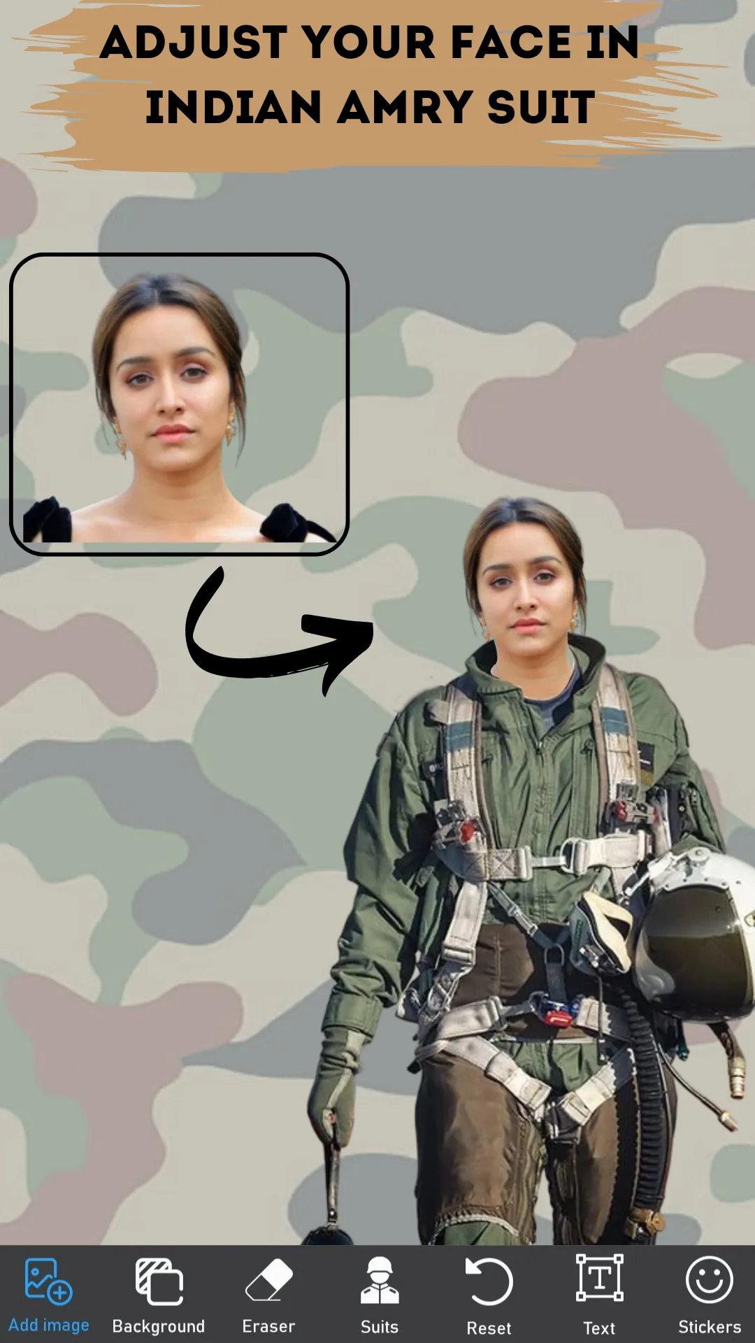 Indian Army Suit Photo Editor | Indus Appstore | Screenshot