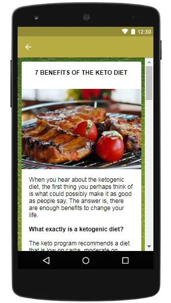 Keto Diet Recipes | Indus Appstore | Screenshot