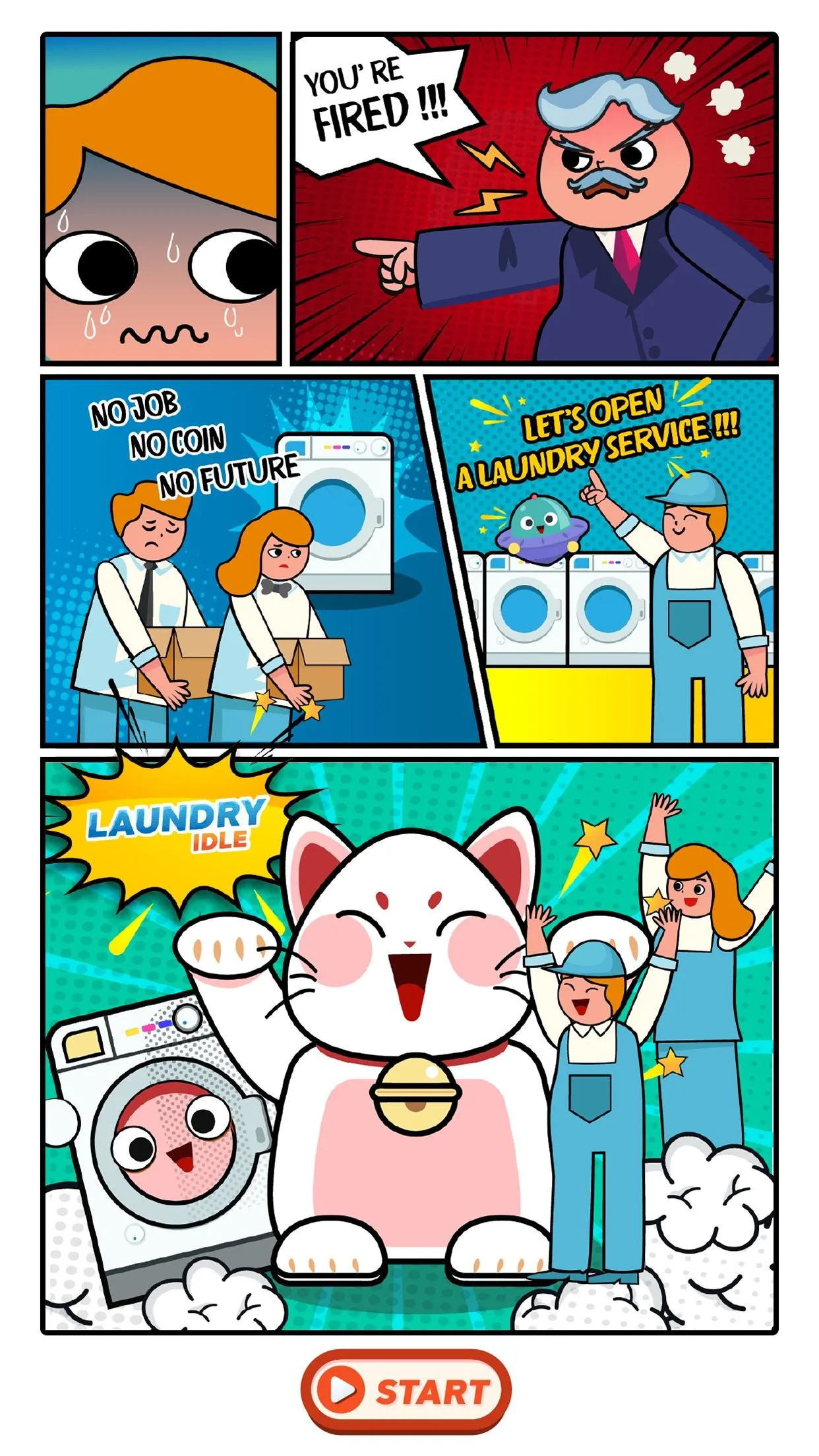 Laundry Idle - a washing tycoo | Indus Appstore | Screenshot