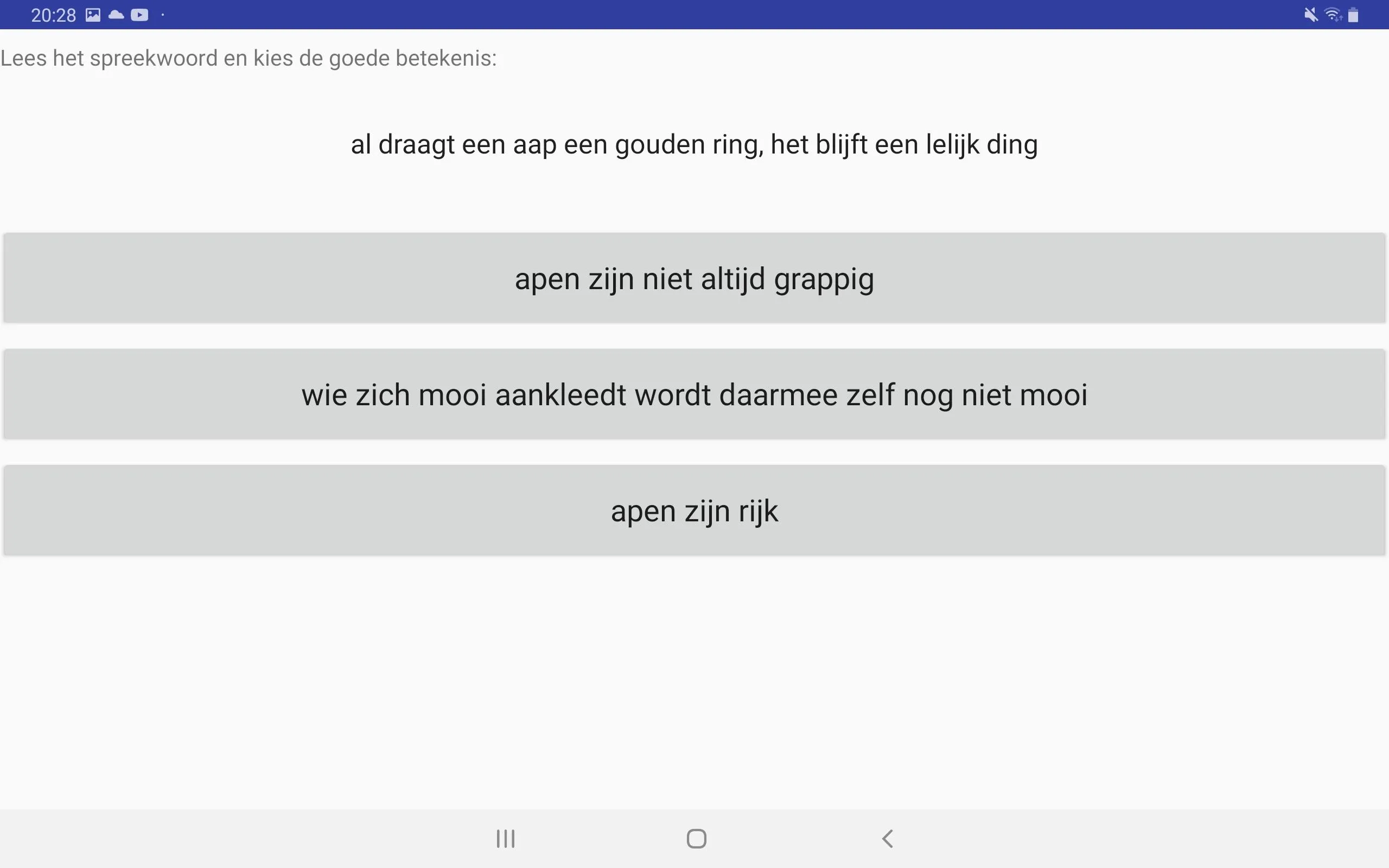 Taal leren groep 6 | Indus Appstore | Screenshot