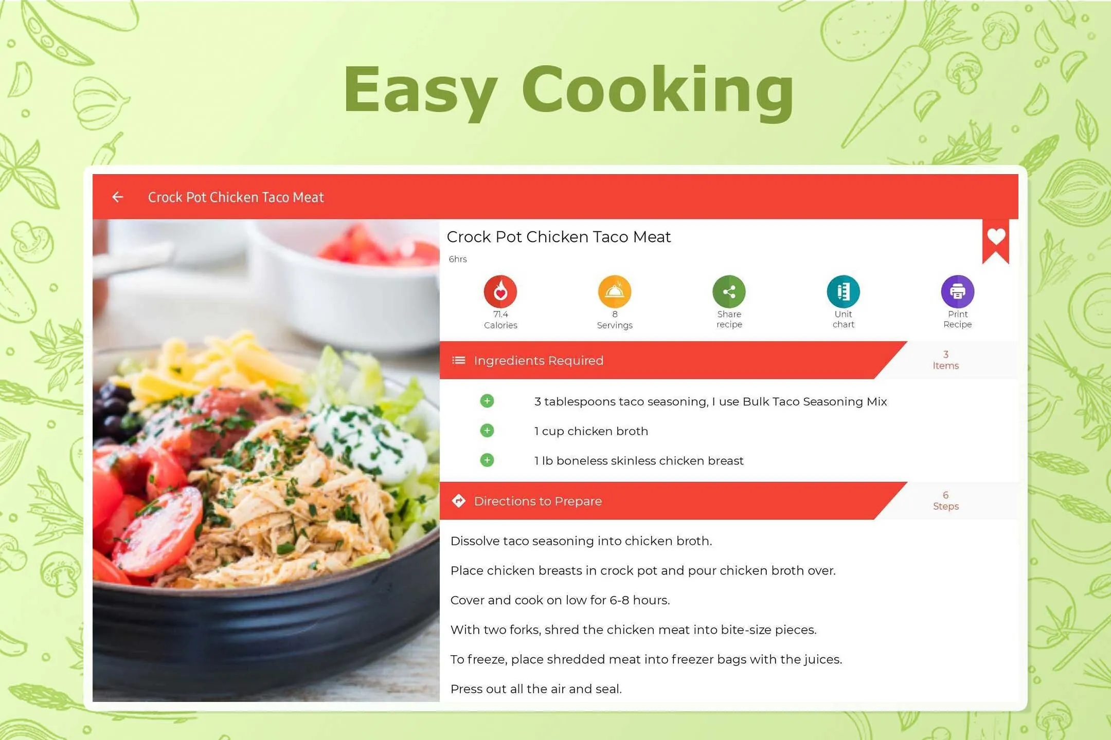 Healthy Recipes | Indus Appstore | Screenshot