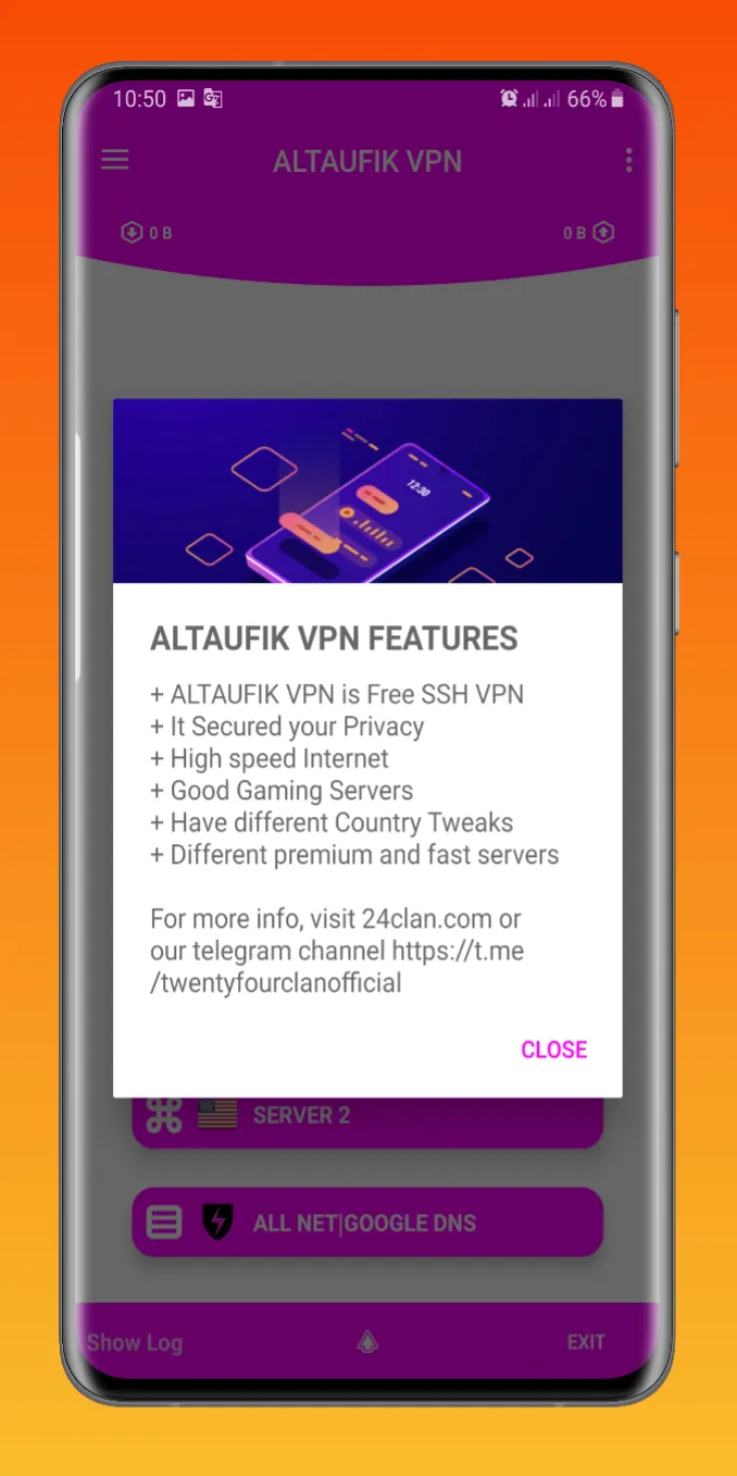 Altaufik VPN HTTP/SSH/ Tunnel | Indus Appstore | Screenshot