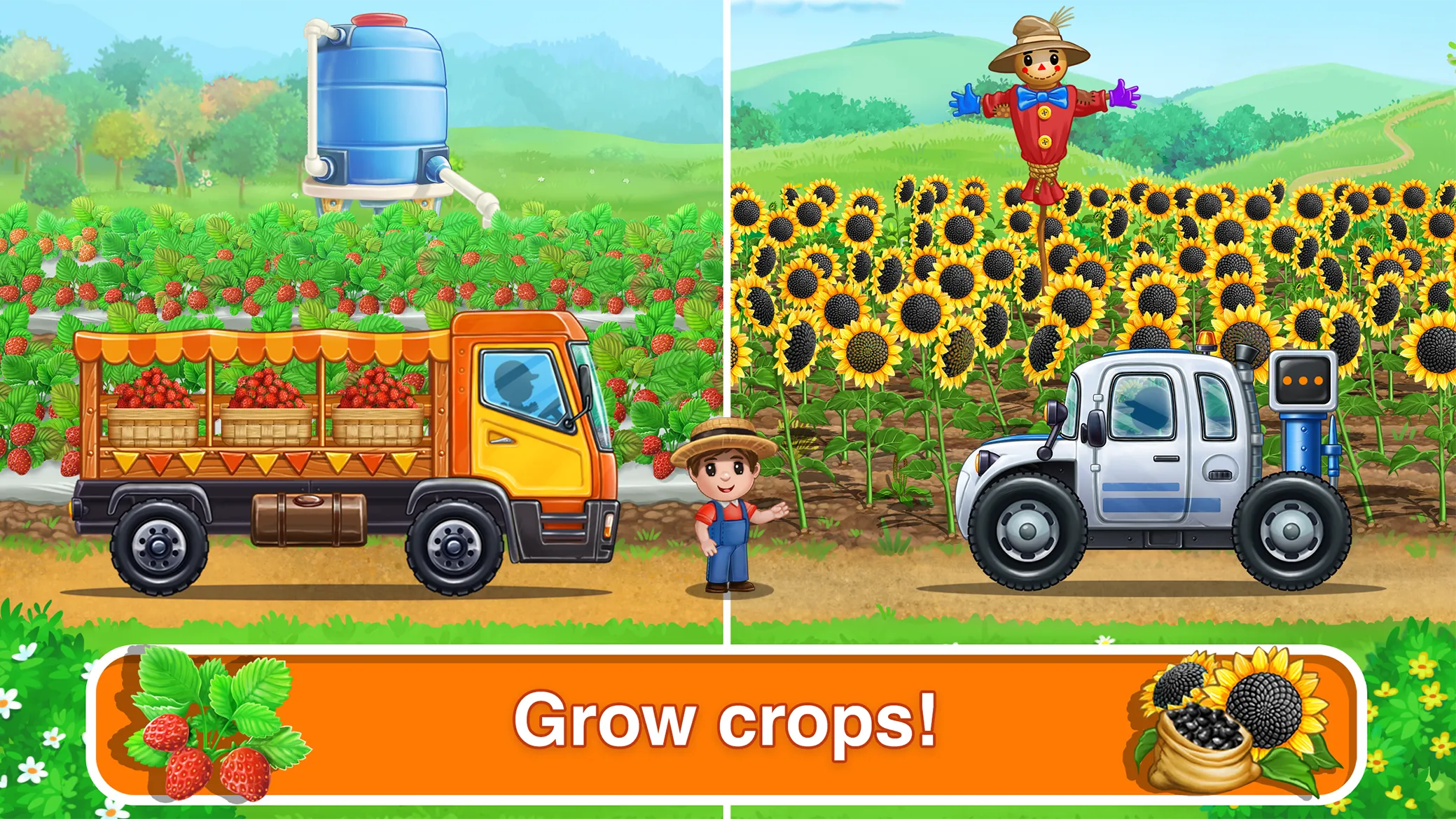 Tractor, car: kids farm games | Indus Appstore | Screenshot