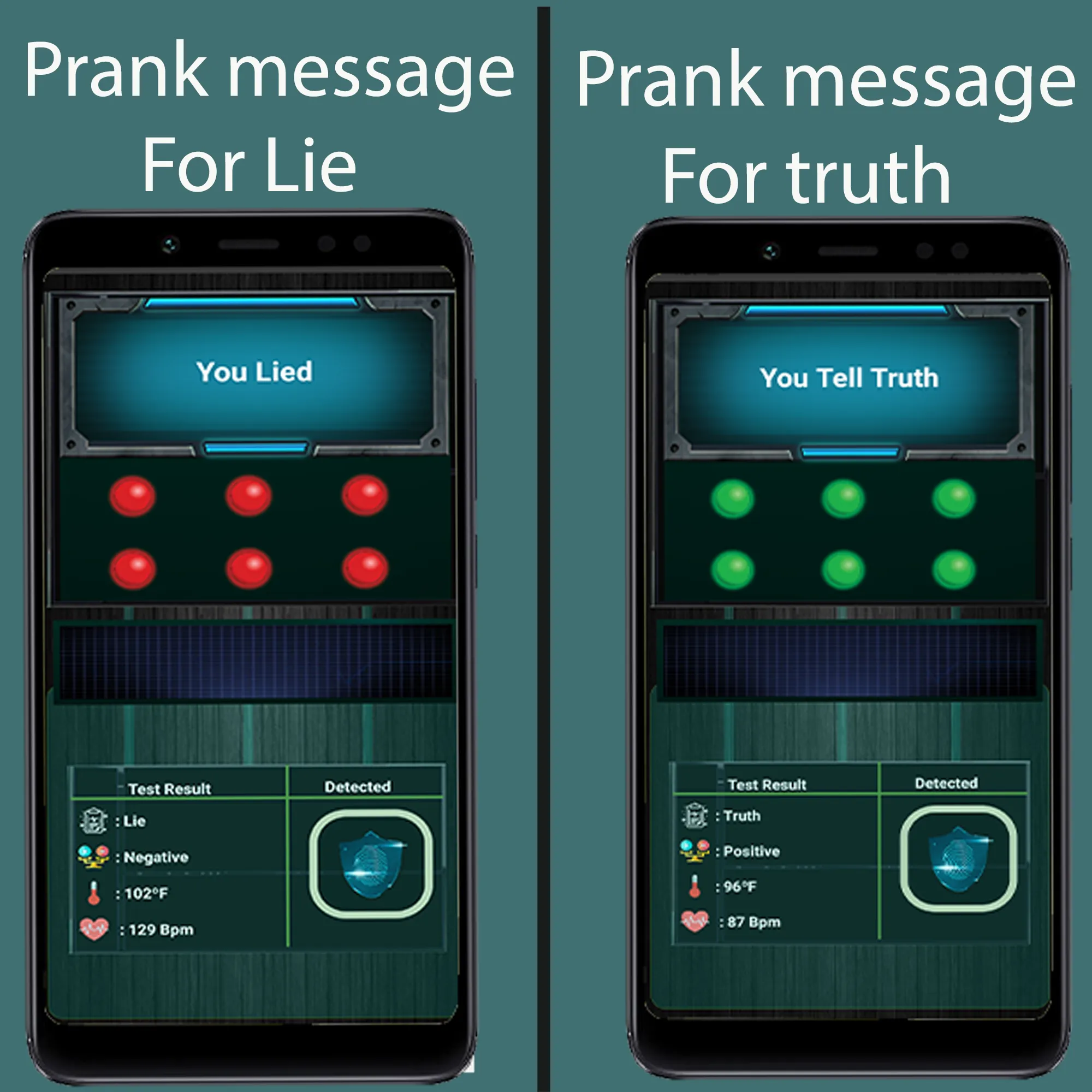 Truth/Lie Detector Test Prank | Indus Appstore | Screenshot