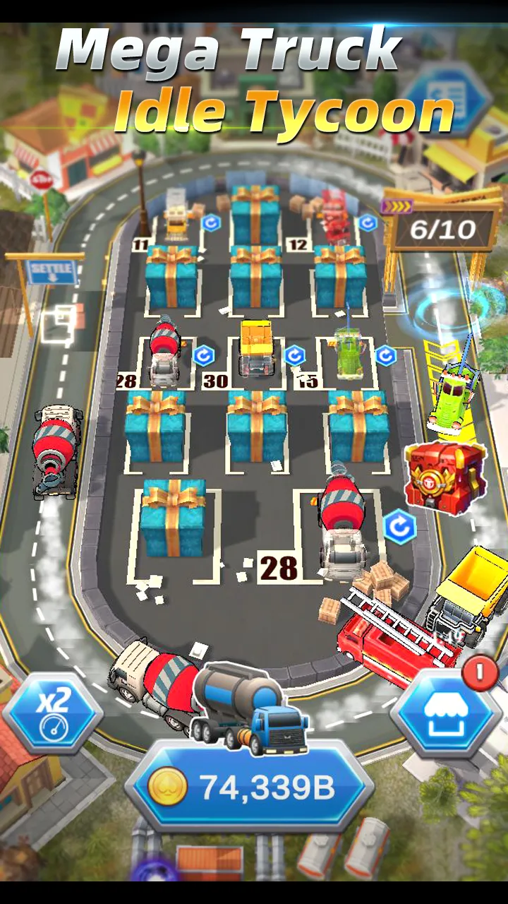 Mega Truck Idle Tycoon | Indus Appstore | Screenshot