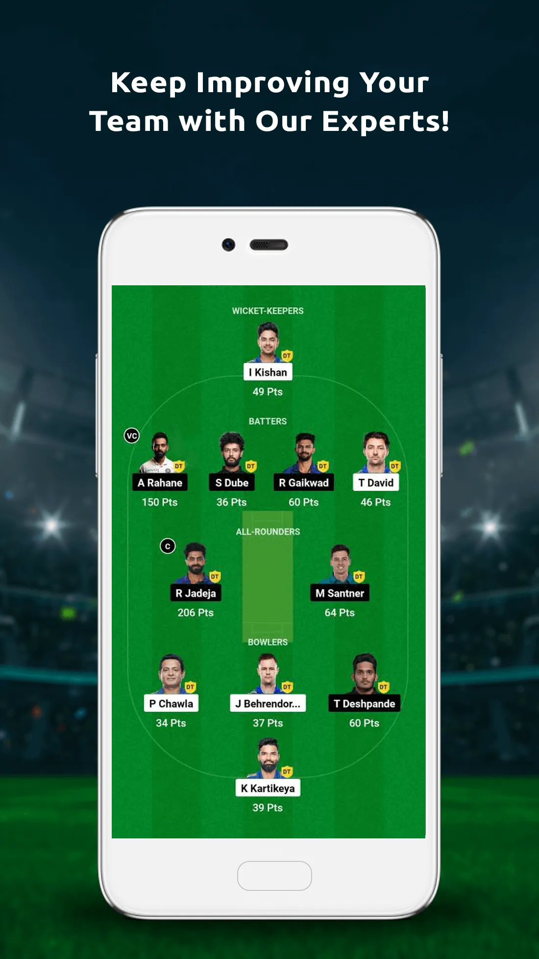 Fantasy Team 11 Prediction Pro | Indus Appstore | Screenshot