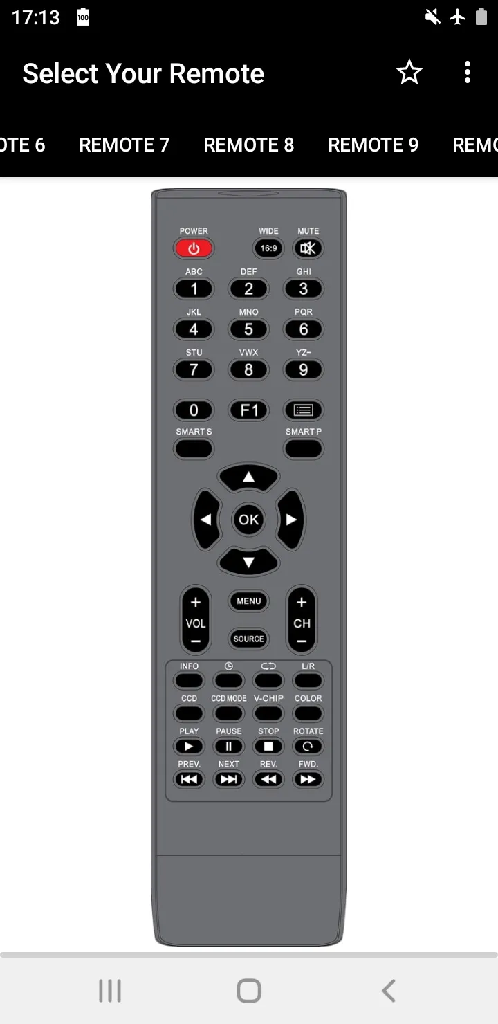 AOC TV Remote | Indus Appstore | Screenshot