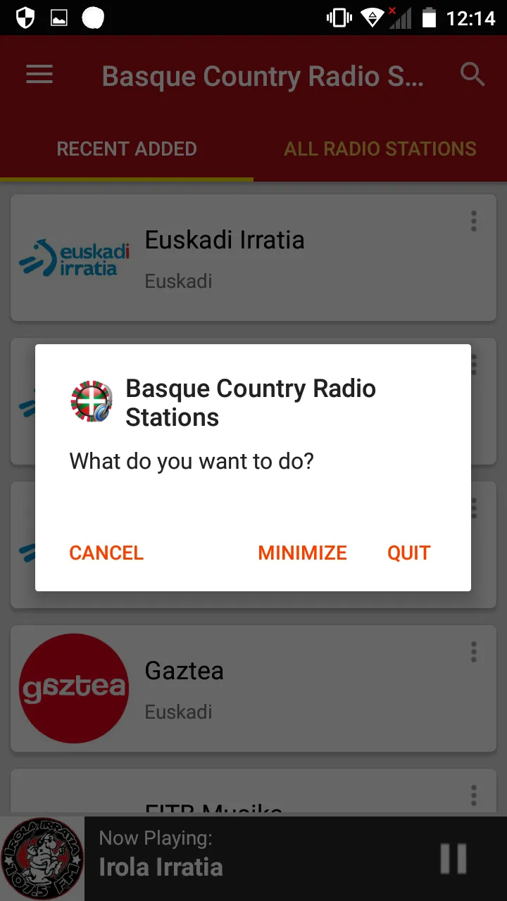 Basque Country Radio Stations | Indus Appstore | Screenshot