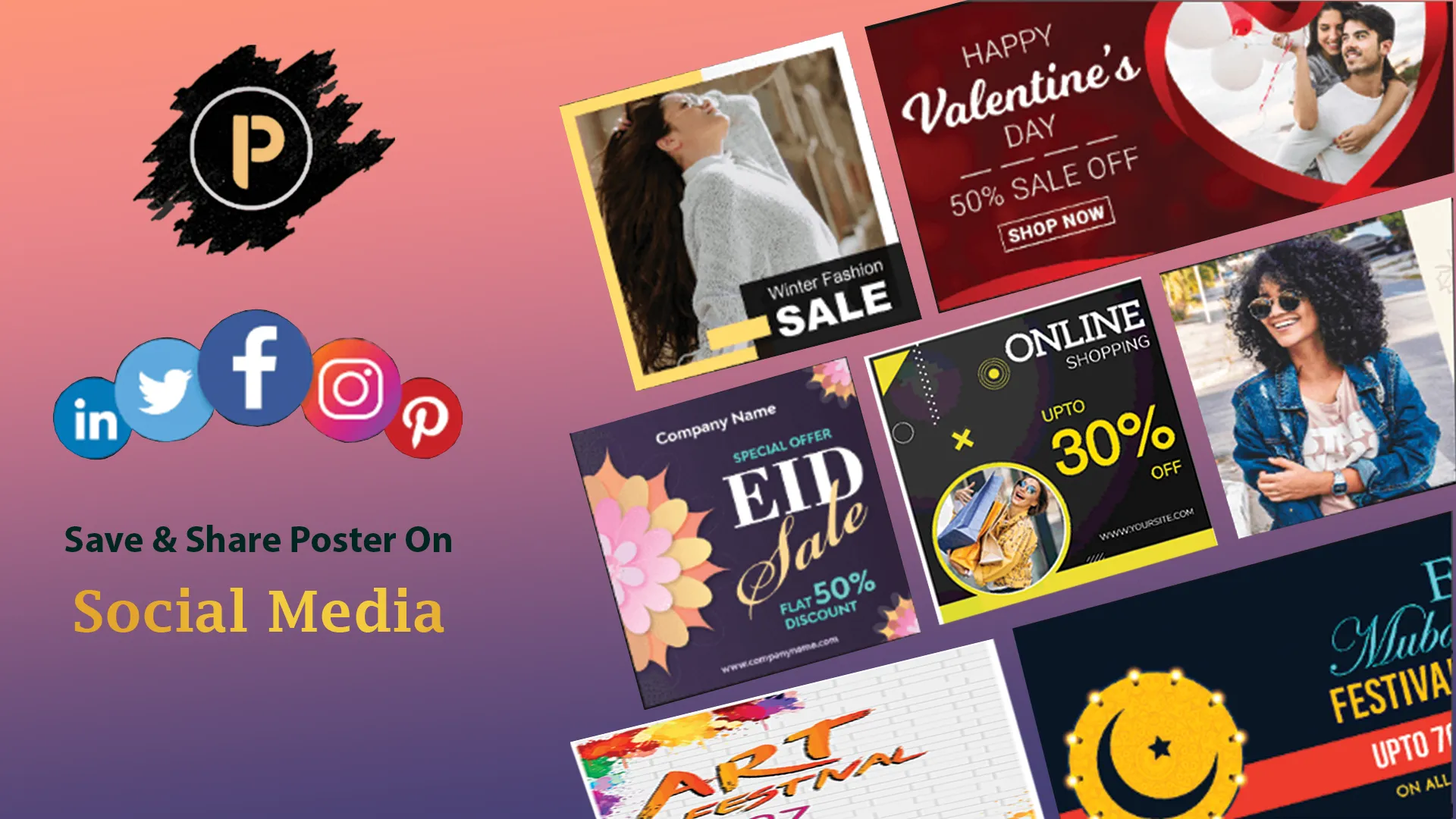 Online Poster Maker & Designer | Indus Appstore | Screenshot