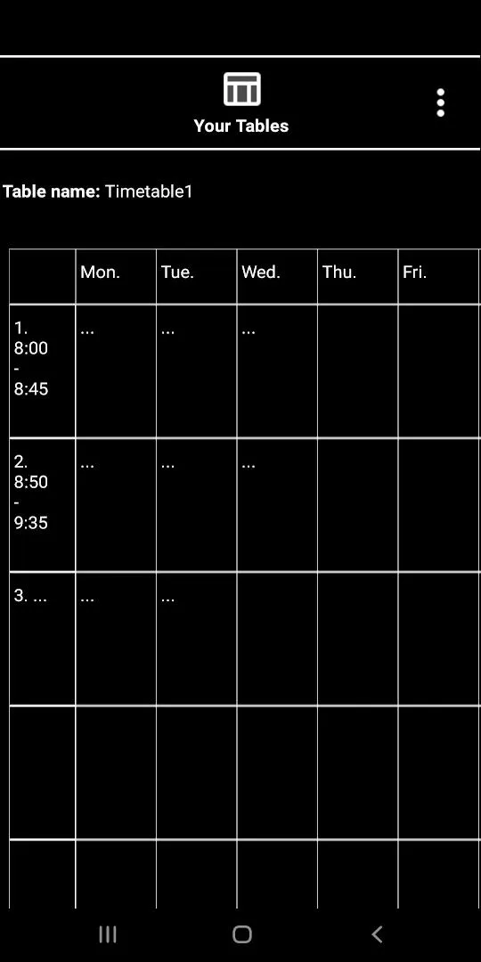 TimetableNotes | Indus Appstore | Screenshot