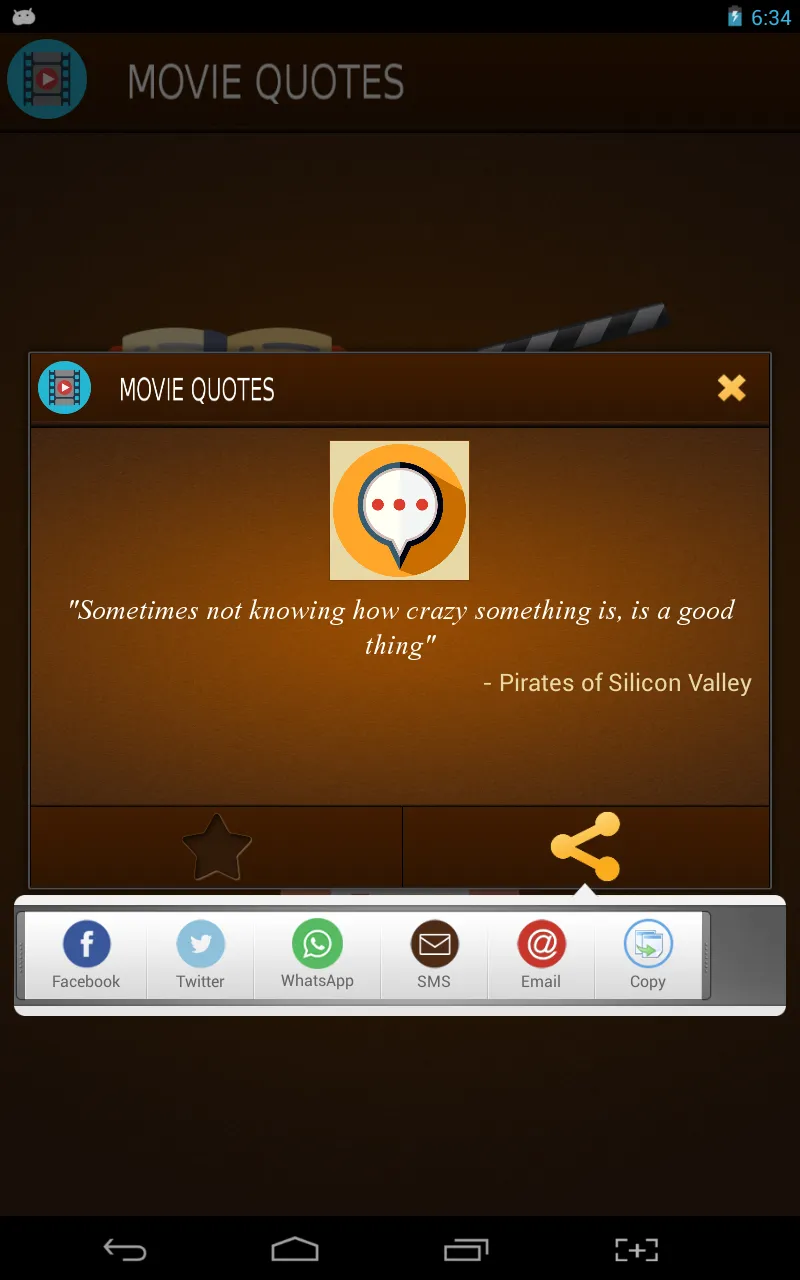 Inspirational Movie Quotes | Indus Appstore | Screenshot