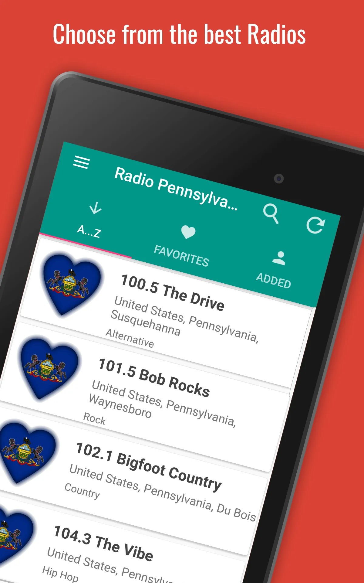 Pennsylvania Radio | Indus Appstore | Screenshot