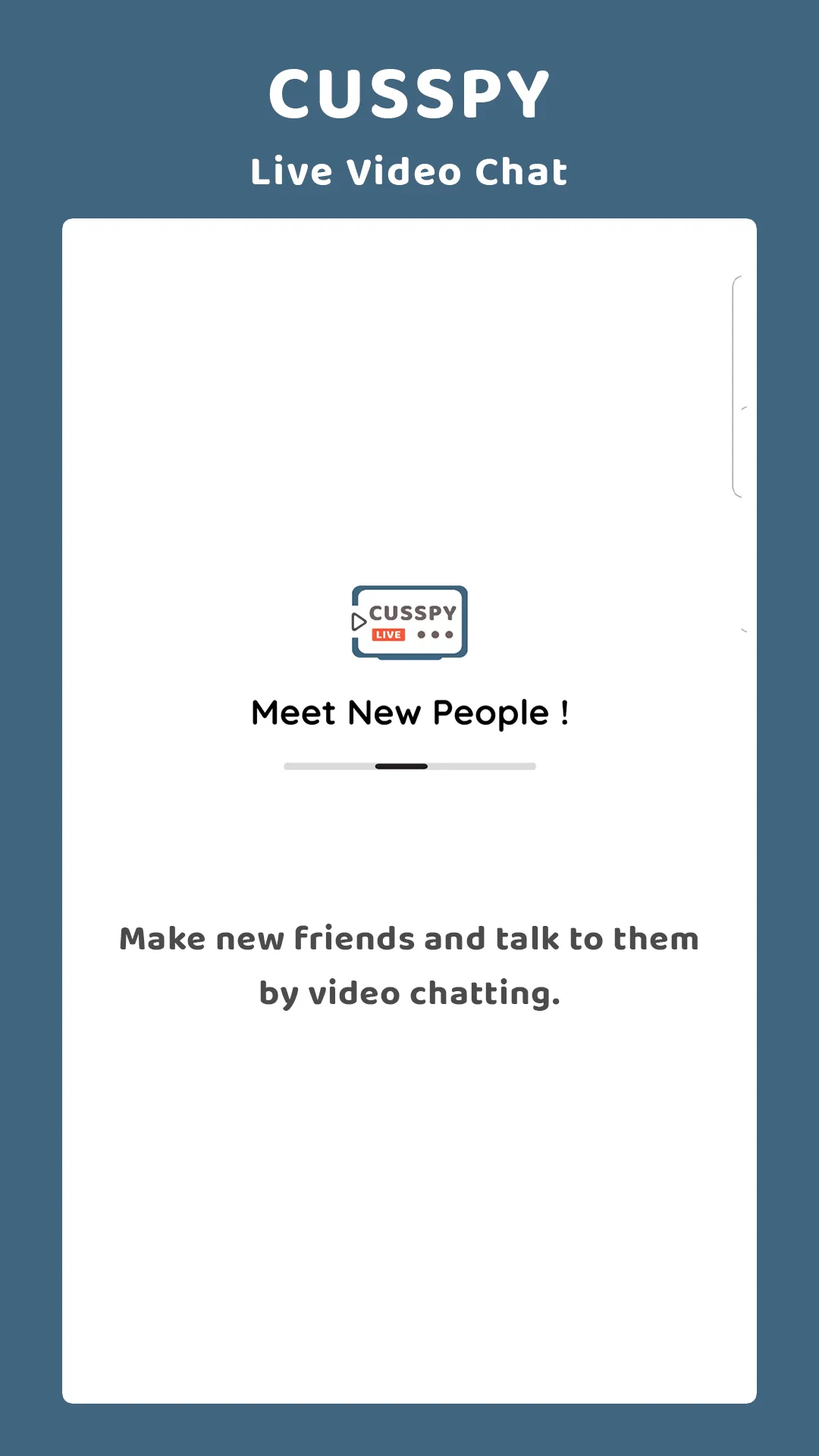 Cusspy - Live Video Chat | Indus Appstore | Screenshot