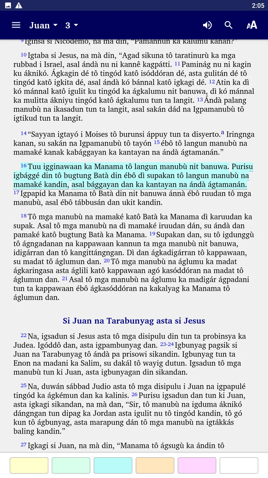 Tagabawa Bible | Indus Appstore | Screenshot