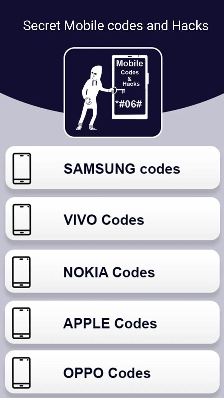 All Mobiles Secret Codes | Indus Appstore | Screenshot