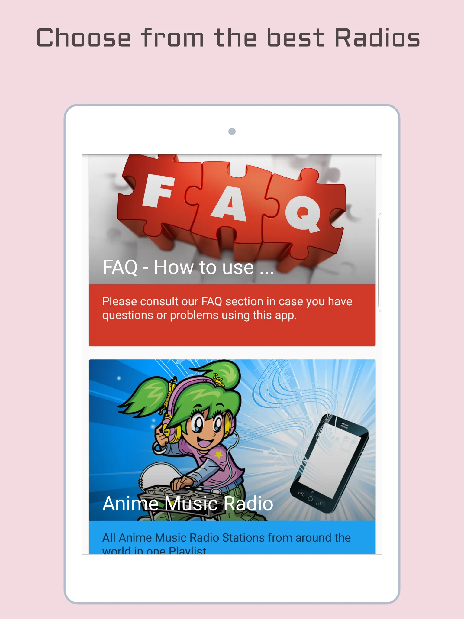 Anime Radio Music Soundtracks | Indus Appstore | Screenshot