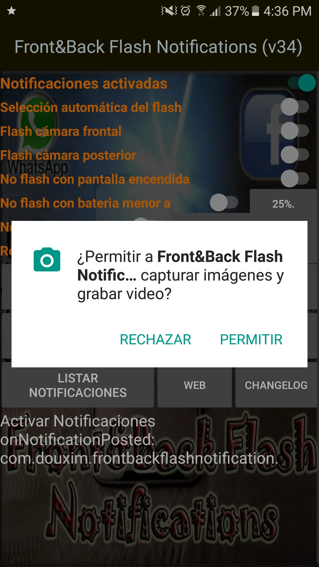 Front&Back Flash Notifications | Indus Appstore | Screenshot