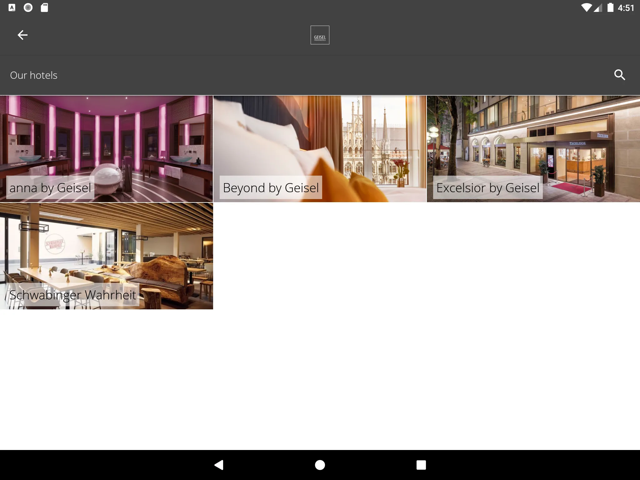 Geisel Privathotels | Indus Appstore | Screenshot