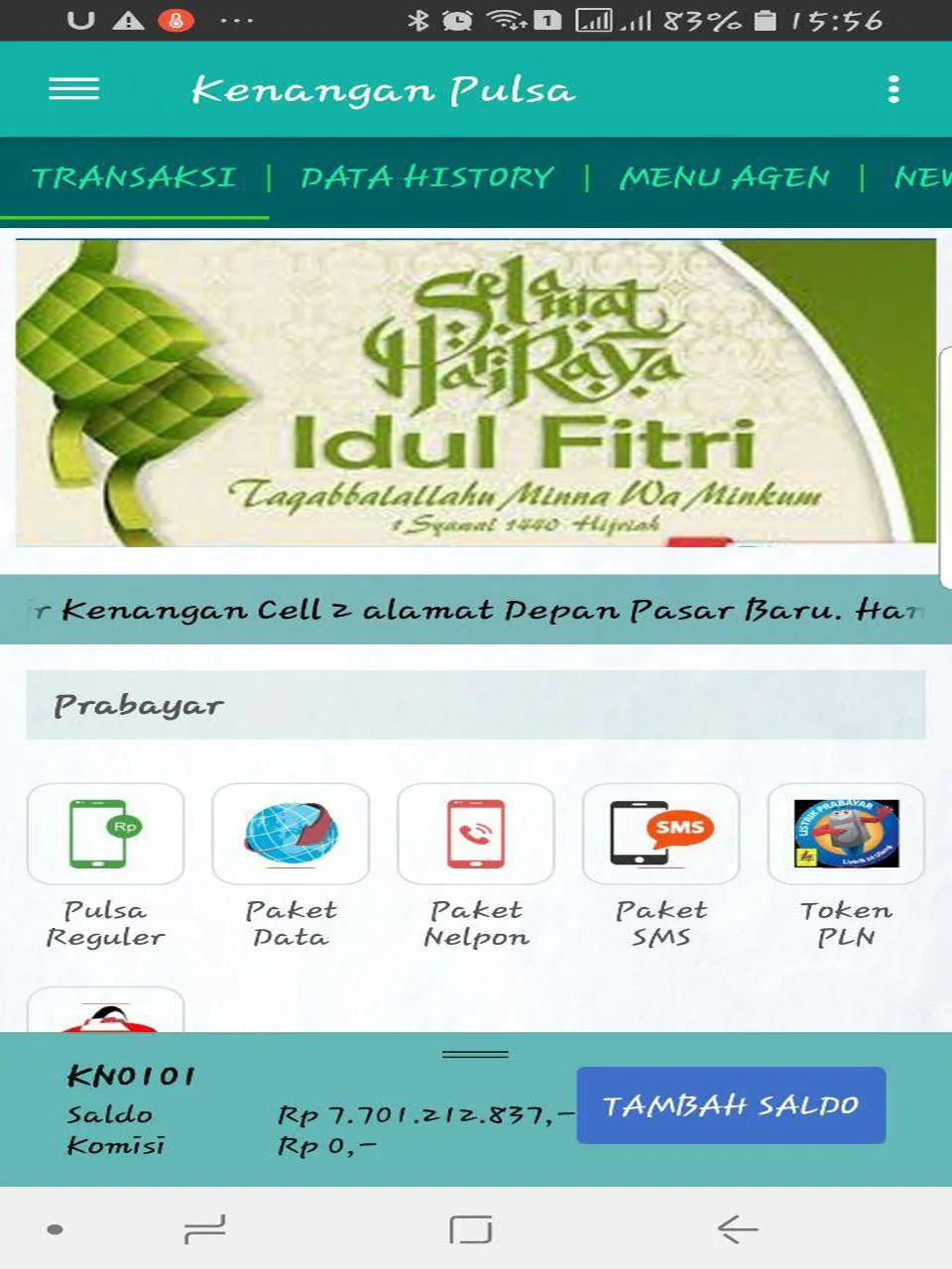 kenangan pulsa | Indus Appstore | Screenshot