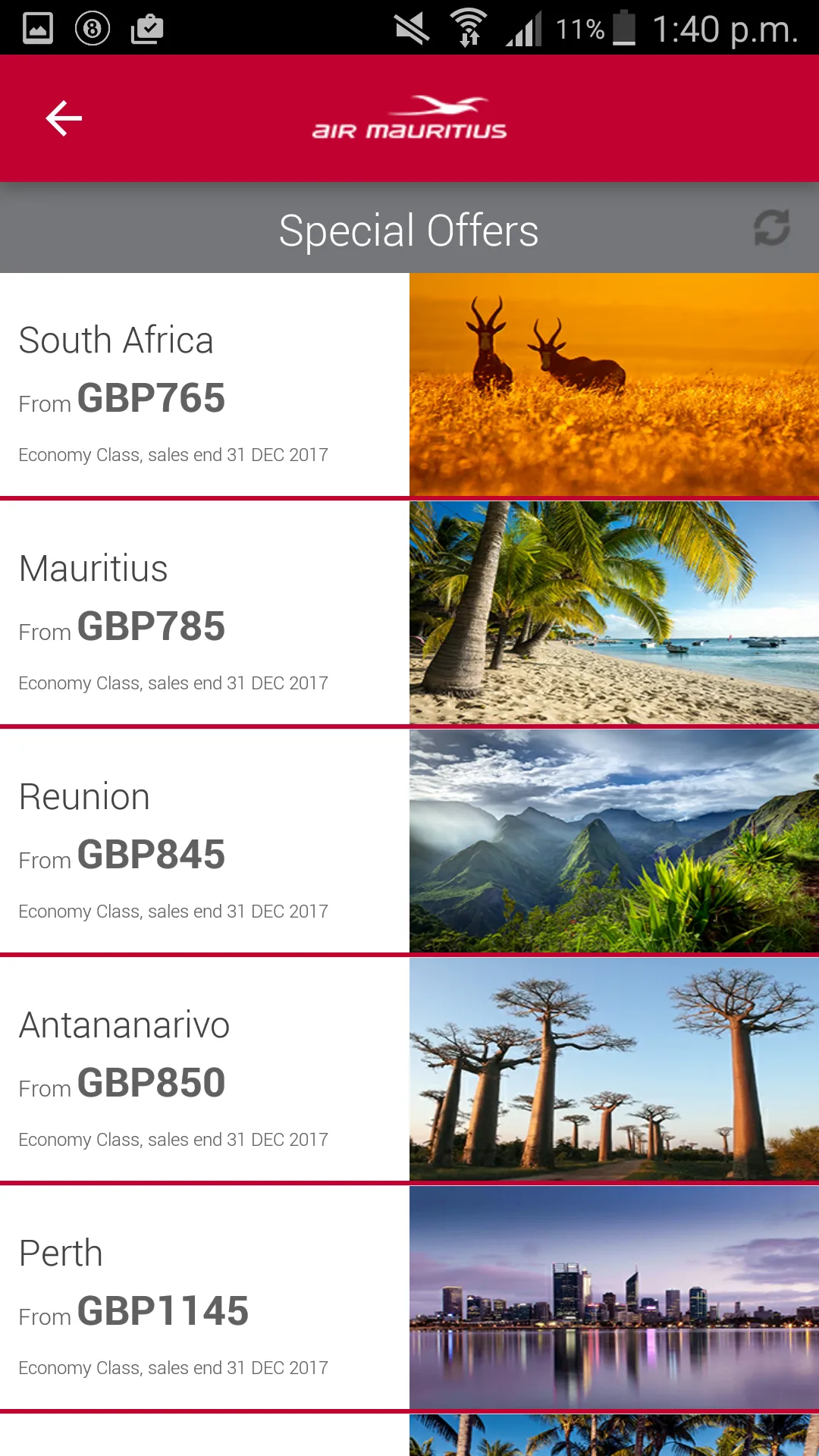 Air Mauritius | Indus Appstore | Screenshot