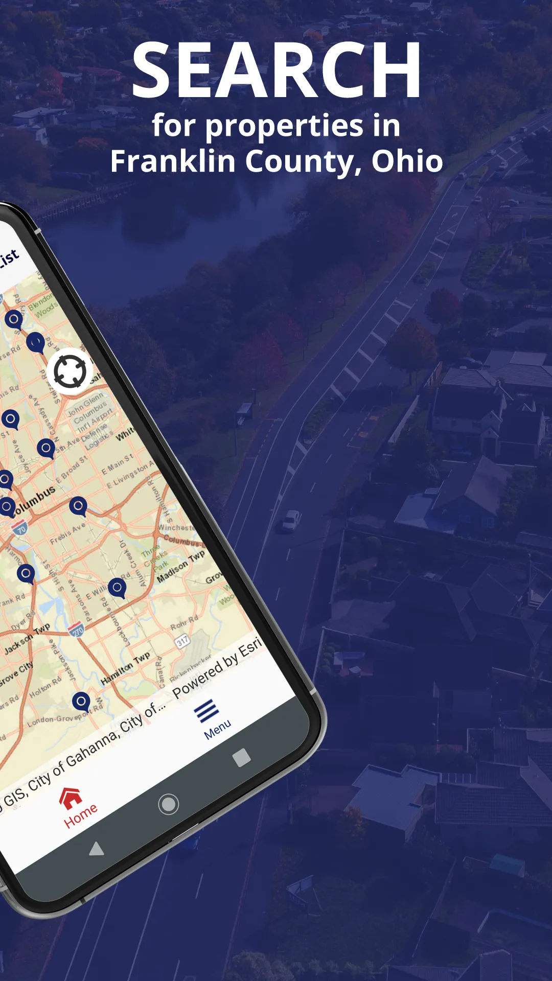 Franklin Co. AUD Parcel Search | Indus Appstore | Screenshot