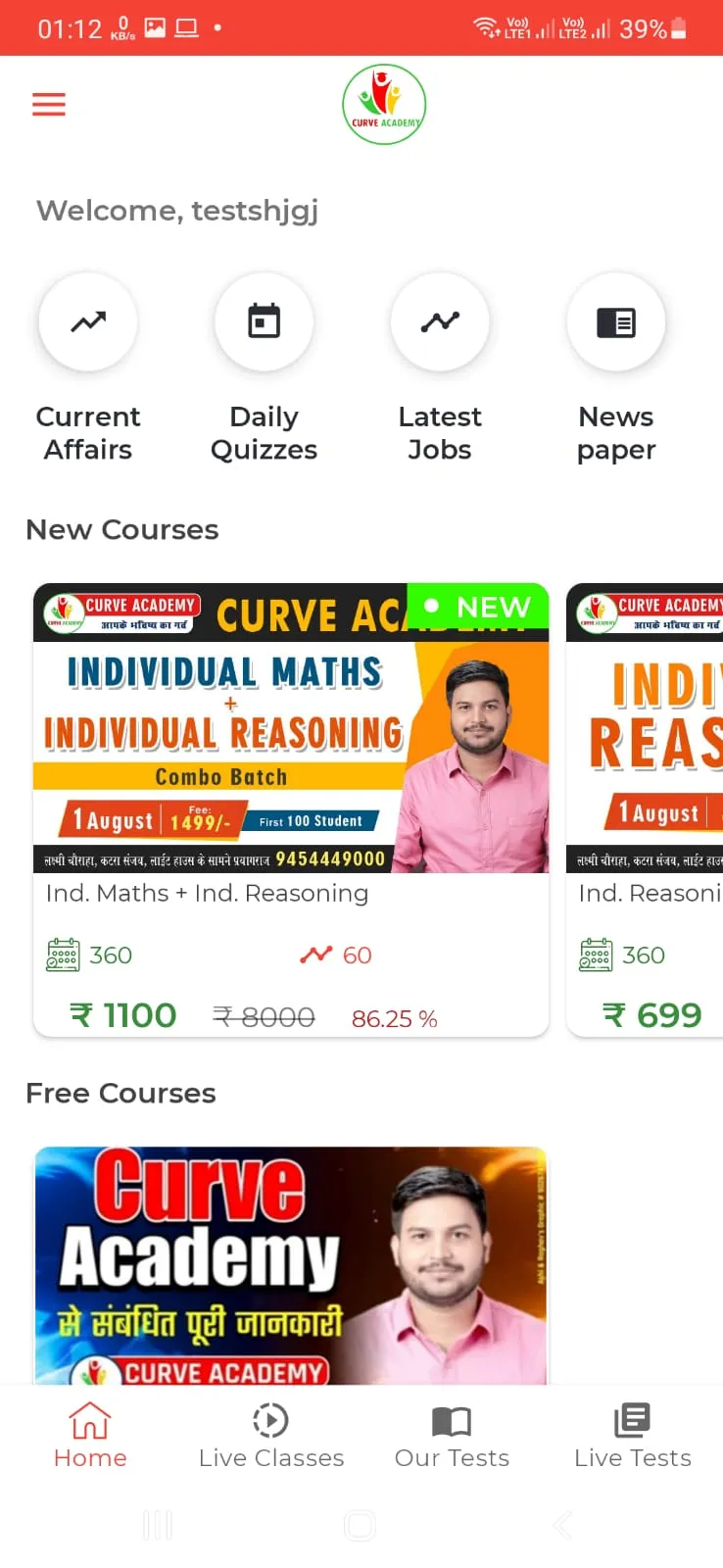 Curve Academy | Indus Appstore | Screenshot