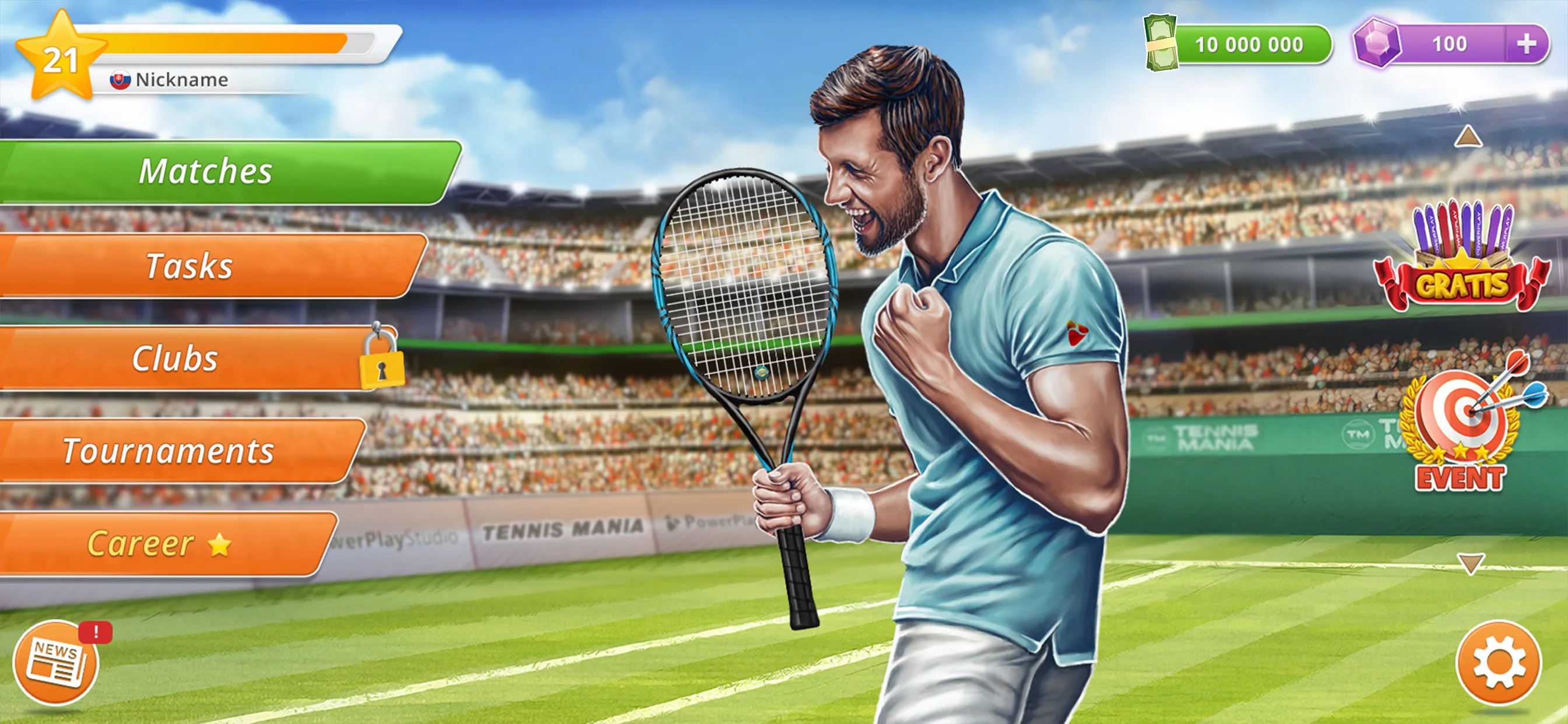 Tennis Mania Mobile | Indus Appstore | Screenshot