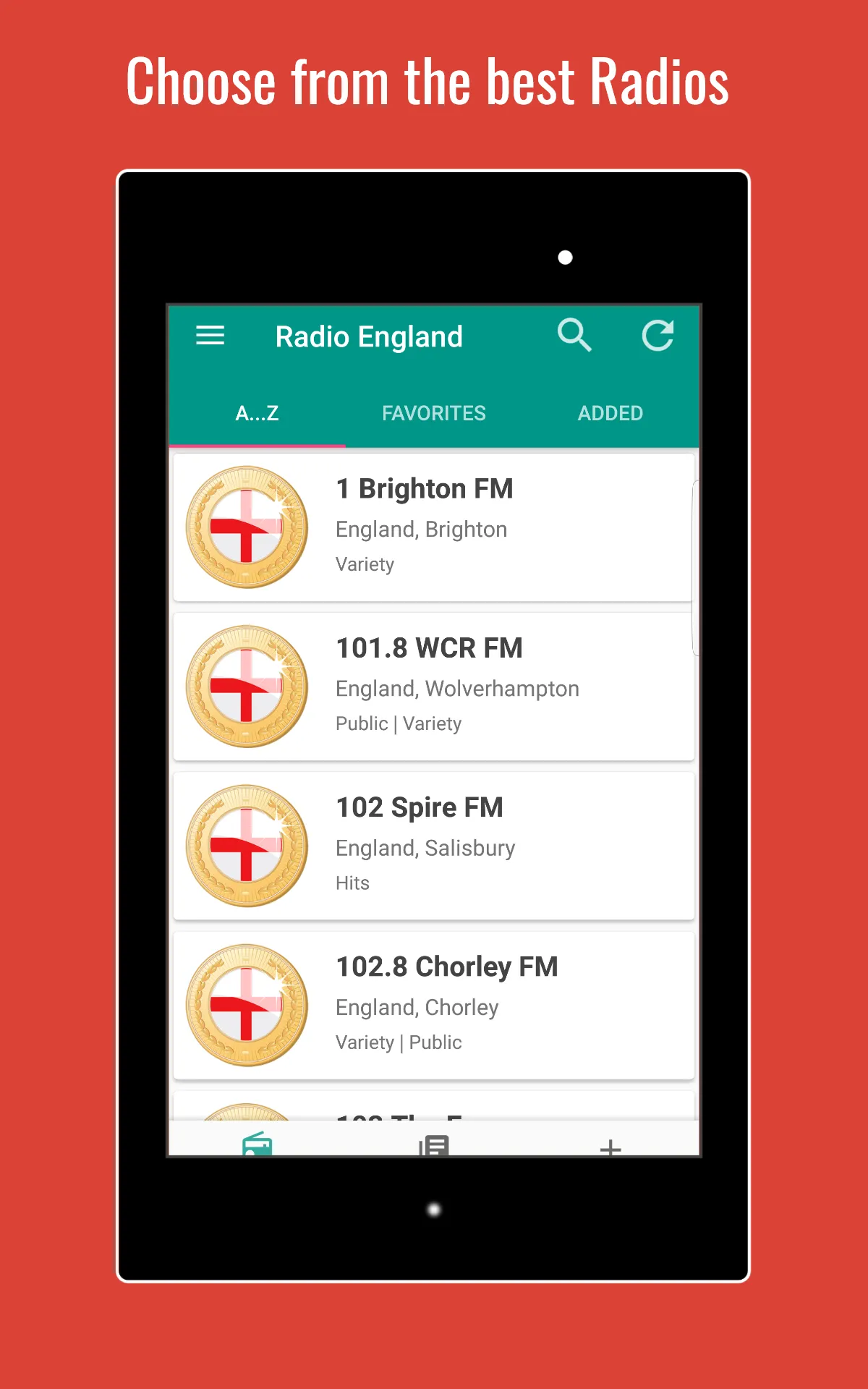 󠁧󠁢󠁥󠁮󠁧󠁿Radio England | Indus Appstore | Screenshot