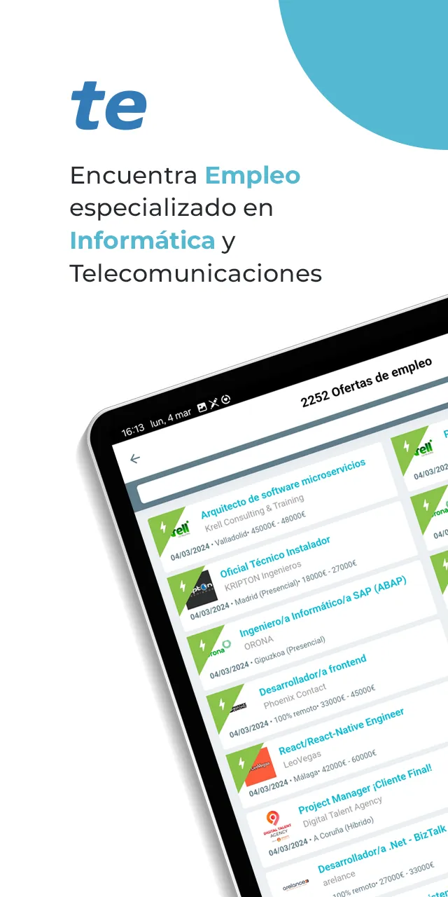 tecnoempleo.com | Indus Appstore | Screenshot