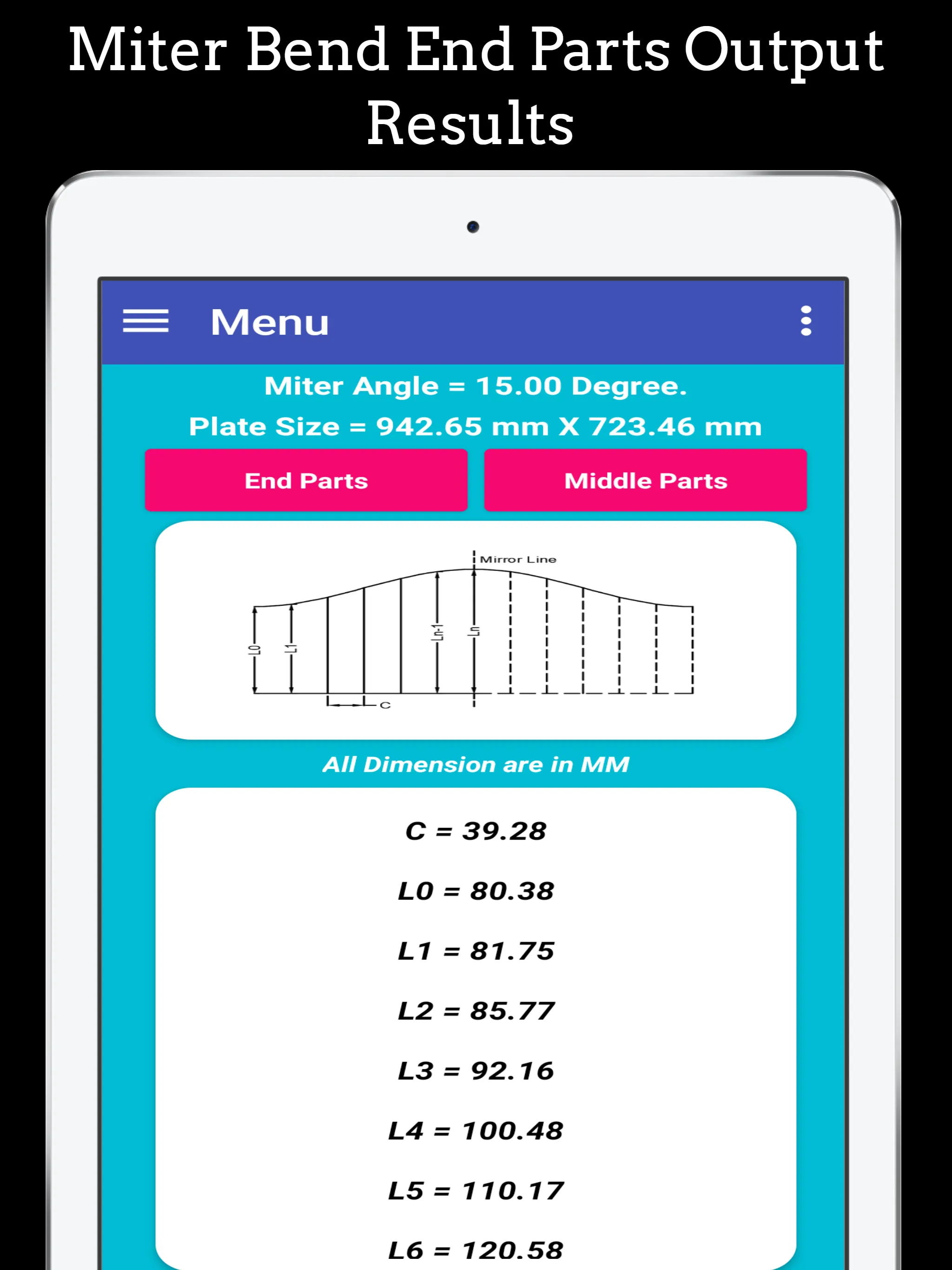 Miter Bend Layout | Indus Appstore | Screenshot