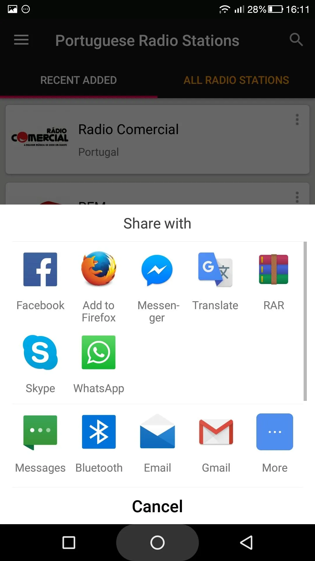 Portuguese Radio Stations | Indus Appstore | Screenshot