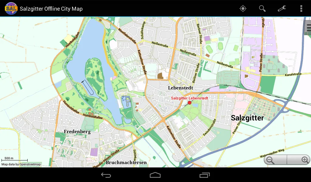 Salzgitter Offline City Map | Indus Appstore | Screenshot