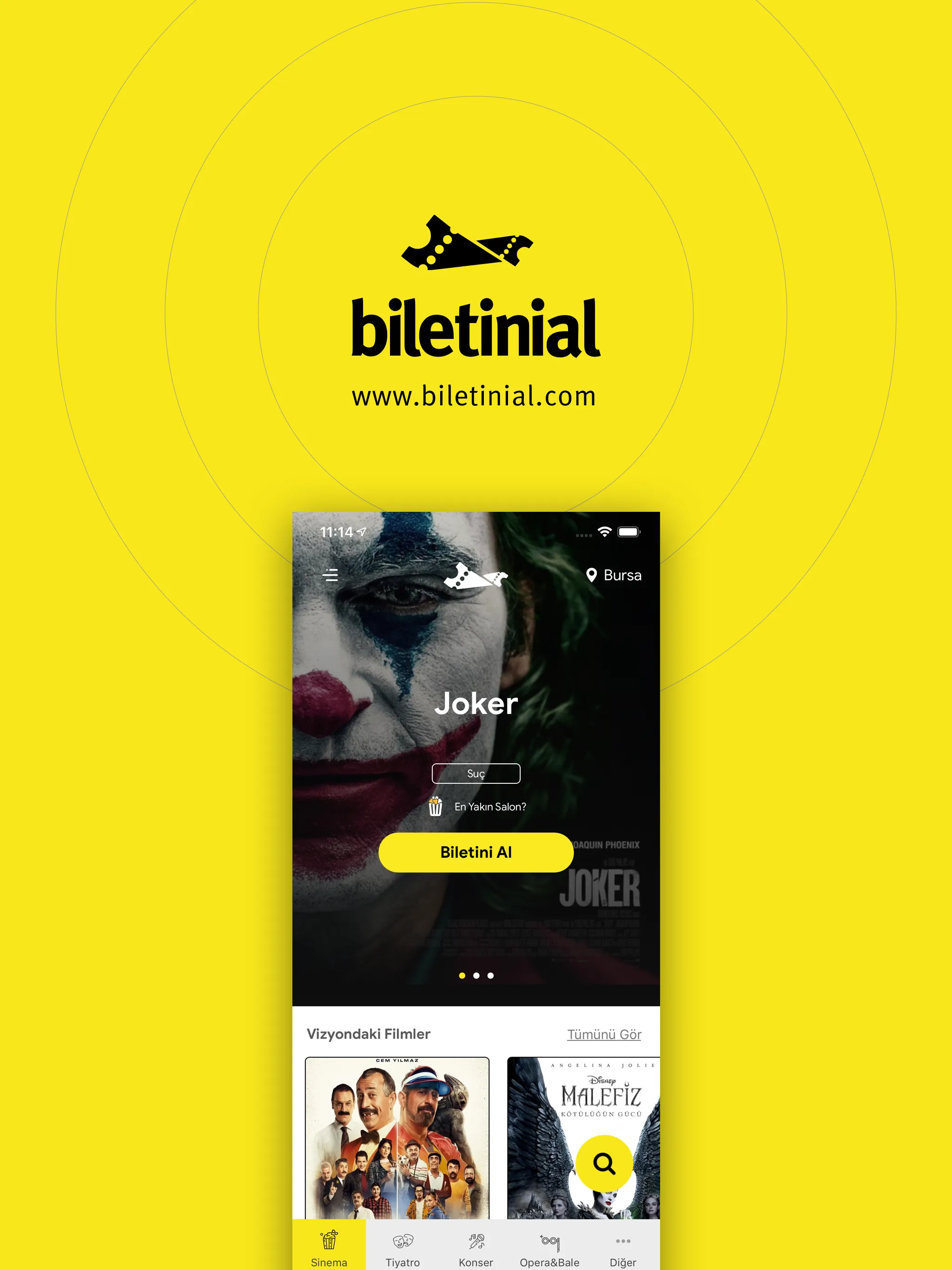 Biletinial | Indus Appstore | Screenshot