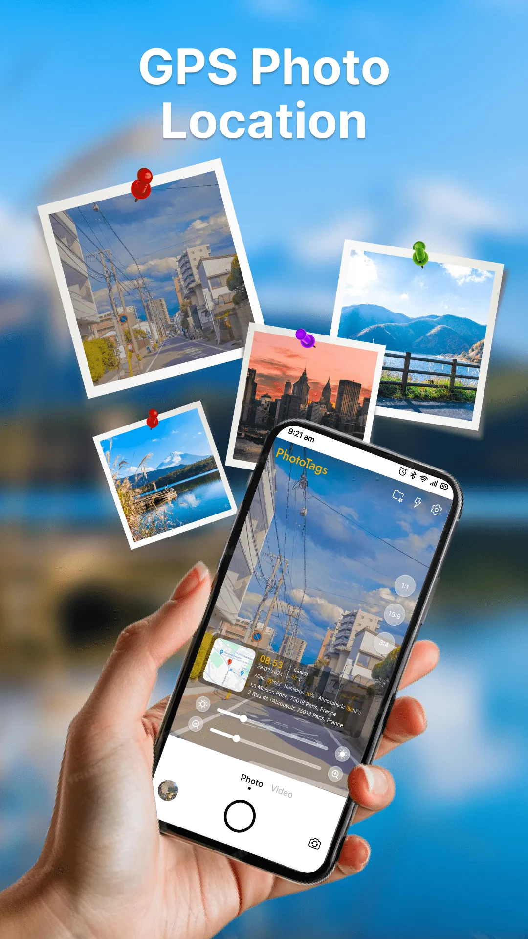 GPS Photo Stamp Camera Map | Indus Appstore | Screenshot