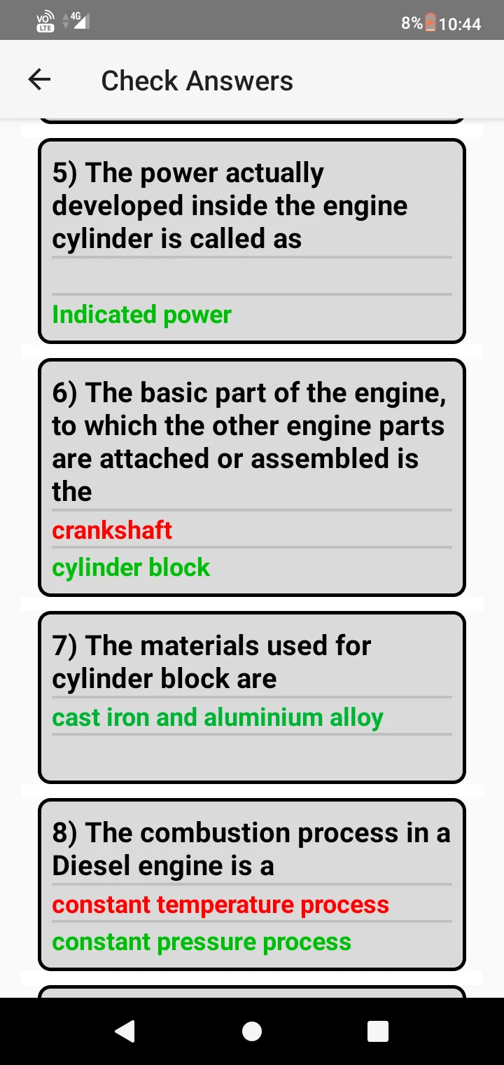 Mechanical Engineering MCQ | Indus Appstore | Screenshot