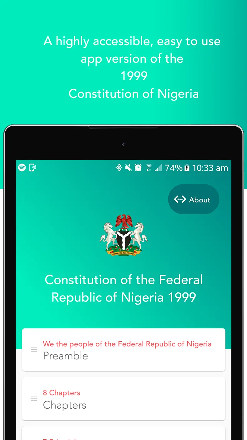 The 1999 Constitution | Indus Appstore | Screenshot