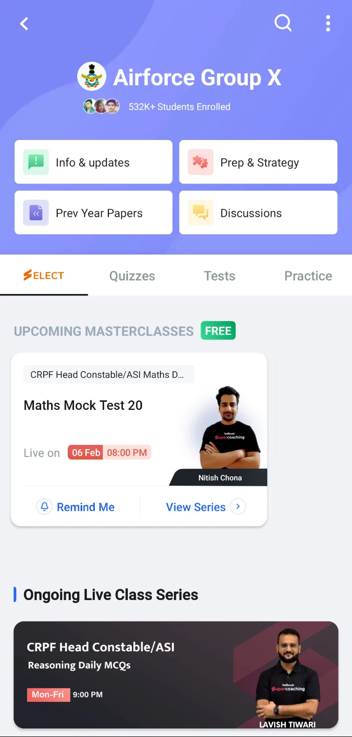 Airforce Group X Exam Prep App | Indus Appstore | Screenshot